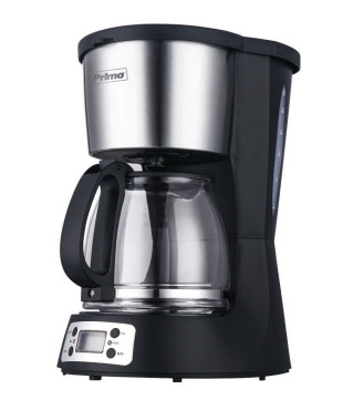 Καφετιέρα φίλτρου PRCM-40250 Primo Digital Eco 1.5L 12φλ Μαύρη-Inox