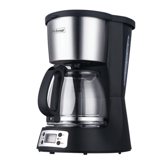 Καφετιέρα φίλτρου PRCM-40250 Primo Digital Eco 1.5L 12φλ Μαύρη-Inox