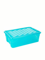 Homeplast Nak Πλαστικό Κουτί Αποθήκευσης με Καπάκι Μαύρο 60x40x19cm