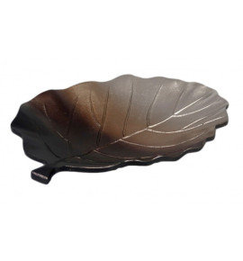 Πιατέλα Μεταλλική Διακοσμητική Φύλλο-KR-2020