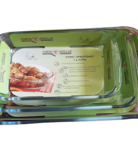 Πυρέξ Γυάλινο Ορθογώνιο 1,6 Λίτρων  29,5Χ17,5Χ6