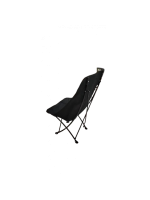 Πολυθρόνα παραλίας βαρέως τύπου από ανοξείδωτο ατσάλι ,σε μαύρο και κόκκινο χρώμα