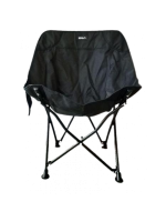 Πολυθρόνα παραλίας βαρέως τύπου από ανοξείδωτο ατσάλι ,σε μαύρο και κόκκινο χρώμα