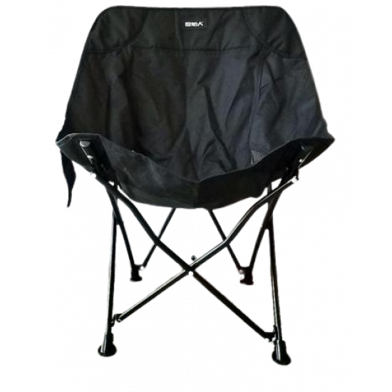 Πολυθρόνα παραλίας βαρέως τύπου από ανοξείδωτο ατσάλι ,σε μαύρο και κόκκινο χρώμα