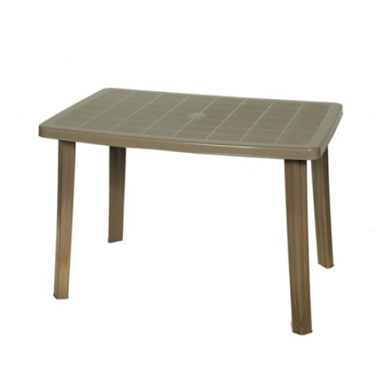 Τραπέζι κήπου πλαστικό ορθογώνιο καραμέλα 70x110