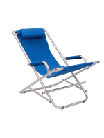 Σαιζλόνγκ ξαπλώστρα αλουμινίου για τον κήπο και το camping