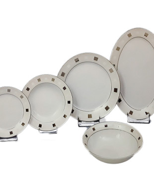 Σερβίτσιο Φαγητού Πορσελάνης 20 Τεμαχίων  20|250221419