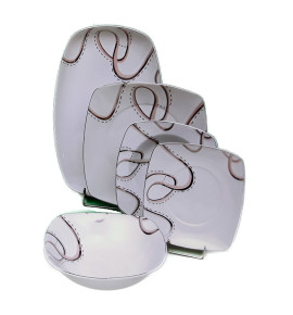 Σερβίτσιο Φαγητού Πορσελάνης 20 Τεμαχίων 20|3048W1424