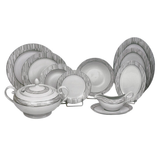 Σερβίτσιο Φαγητού Πορσελάνης 72 Τεμαχίων 72|15018W1359