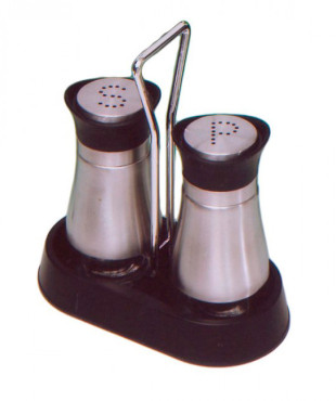 Αλατοπίπερο γυάλινο με ανοξείδωτο κέλυφος792