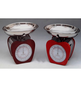 Αναλογική Ζυγαριά Κουζίνας με αποσπώμενο ανοξείδωτο μπολ849-SDQ0903-cherry