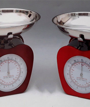 Αναλογική Ζυγαριά Κουζίνας με αποσπώμενο ανοξείδωτο μπολ849-SDQ0903-cherry