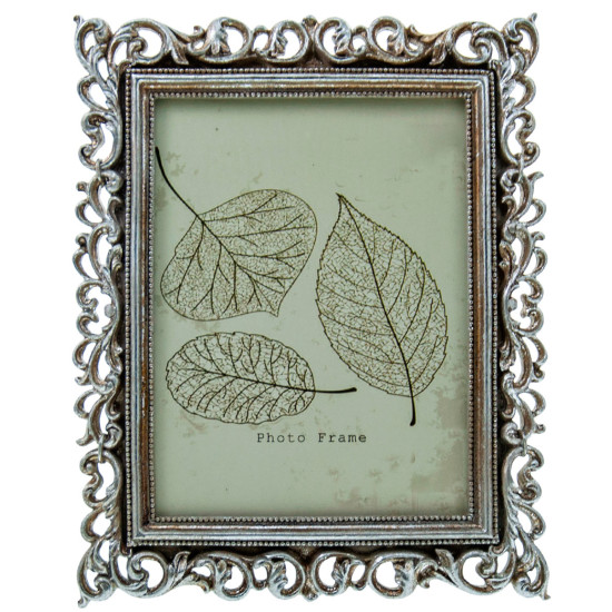 Κορνίζα Polyresin Ασημί BLY17772-5 13×18εκ..388