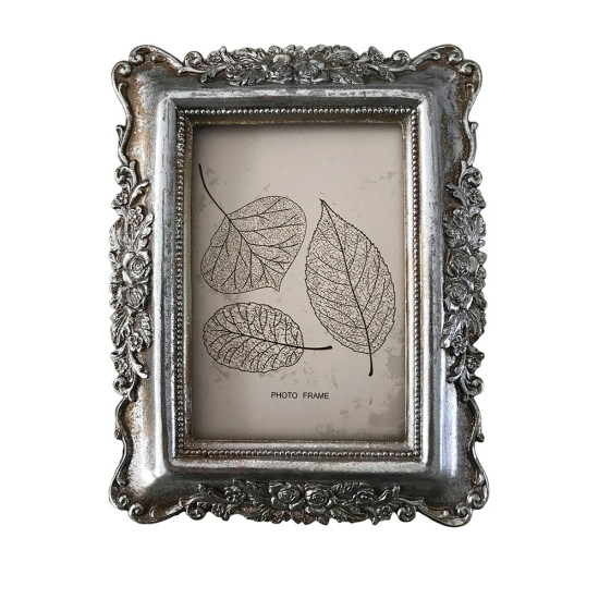 Κορνίζα Polyresin Ασημί Vintage20143005-4  10×15εκ.383