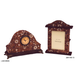 Ρολόι ξύλινο επιτραπέζιο617-24C30MA