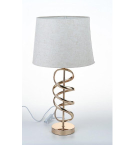 Φωτιστικό Επιτραπέζιο Μεταλλικό Λευκό/Χρυσό 58x30cm2722