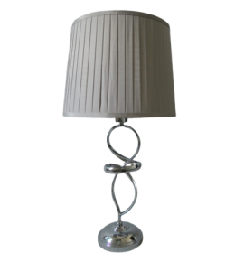 Φωτιστικό Επιτραπέζιο Μεταλλικό Ασημί/Γκρι 70x15εκ2537
