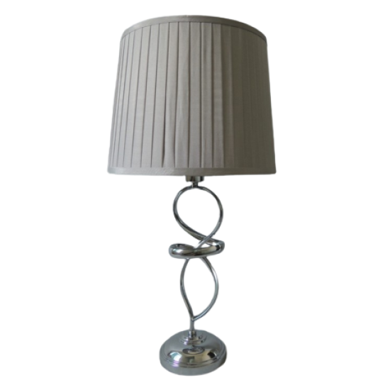 Φωτιστικό Επιτραπέζιο Μεταλλικό Ασημί/Γκρι 70x15εκ2537