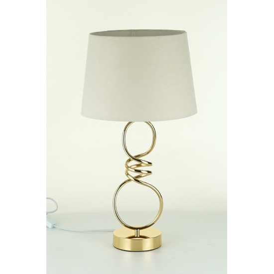 Φωτιστικό Επιτραπέζιο  Μεταλλικό Λευκό/Χρυσό 56X30cm3129