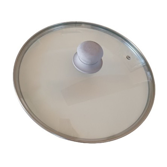 Γυάλινο Καπάκι Πυράντοχο Για Τηγάνι & Κατσαρόλα 28εκ2738