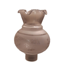 Ανταλλακτικό Γυαλί Φωτιστικού Λευκό Με Βάση Στεφάνι 2160