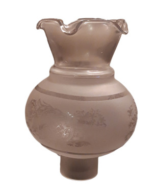 Ανταλλακτικό Γυαλί Φωτιστικού Λευκό Με Βάση Στεφάνι 2160