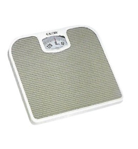 Μηχανική Ζυγαριά Μπάνιου CAMRY Λευκή/Γκρι 24.3x26.8x4.2cm2822