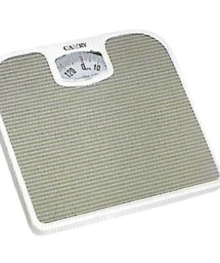 Μηχανική Ζυγαριά Μπάνιου CAMRY Λευκή/Γκρι 24.3x26.8x4.2cm2822