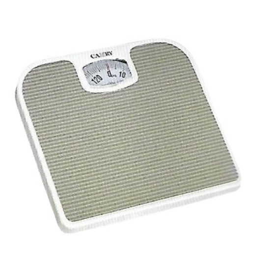 Μηχανική Ζυγαριά Μπάνιου CAMRY Λευκή/Γκρι 24.3x26.8x4.2cm2822