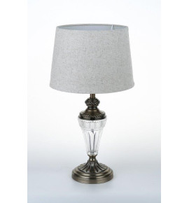 Φωτιστικό Επιτραπέζιο Μεταλλικό Γυάλινο/Χρυσό 55x30εκ2459