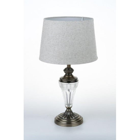 Φωτιστικό Επιτραπέζιο Μεταλλικό Γυάλινο/Χρυσό 55x30εκ2459