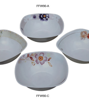 Γυάλινη Οπάλ Σαλατιέρα1122-FFW90-A