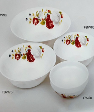 Γυάλινο Οπάλ Μπολ - Γυάλινη Οπάλ Σαλατιέρα1129-DECOR-150508/FBW90