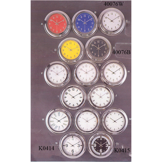 Ρολόι Τοίχου Μεταλλικό611-40076W