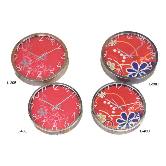 Ρολόι τοίχου μεταλλικό592-L-48D