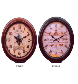 Ρολόι τοίχου ξύλινο 590-WH1608-A