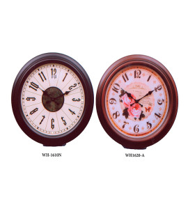Ρολόι Τοίχου Ξύλινο591-WH1610-N