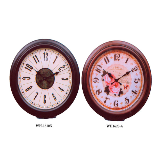 Ρολόι Τοίχου Ξύλινο591-WH1610-N