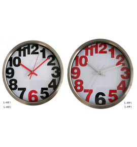 Ρολόι Τοίχου Μεταλλικό607-L-48F2