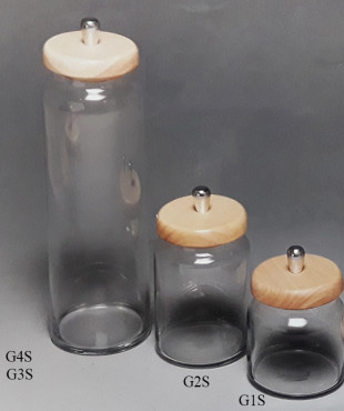 Βάζα Αποθήκευσης Καφέ-Ζάχαρη-Μπαχαρικά Plexiglass897-G4S