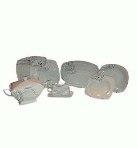 Σερβίτσιο Φαγητού Πορσελάνης 72 Τεμαχίων  72|9042W2021