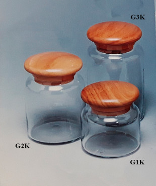 Βάζα Αποθήκευσης Καφέ-Ζάχαρη-Μπαχαρικά plexiglass767-G1K