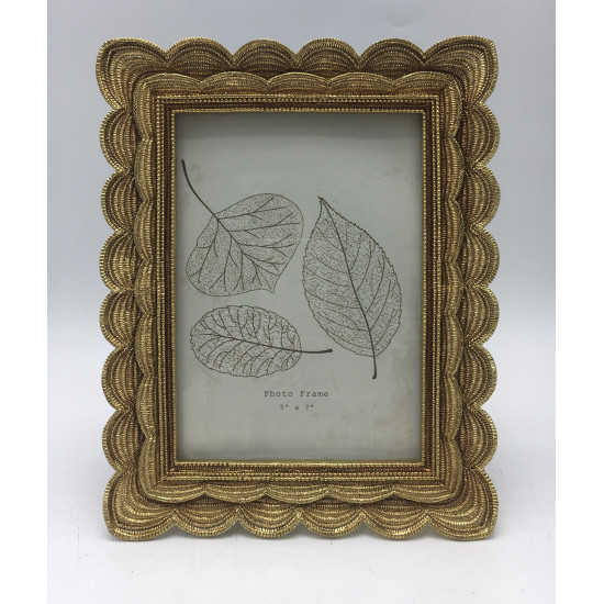 Κορνίζα Polyresin Χρυσή Ανάγλυφη  22225-57  13×18εκ.2764