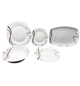 Σερβίτσιο Πιάτων από Πορσελάνη Λευκή 20/G320 20τμχ