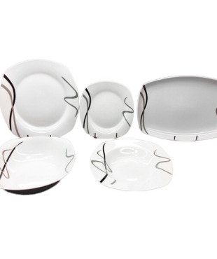 Σερβίτσιο Πιάτων από Πορσελάνη Λευκή 20/G320 20τμχ