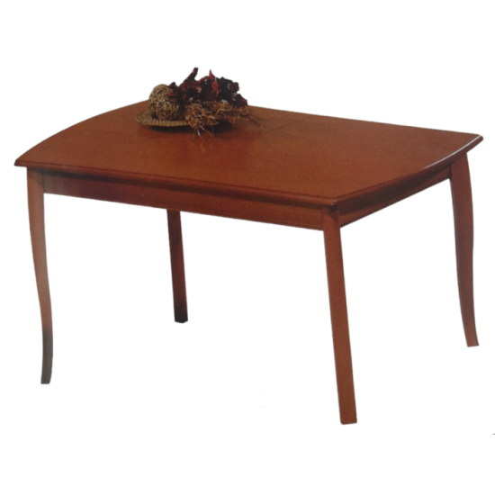 Τραπέζι Τραπεζαρίας Από Ξύλο Οξιάς, Ανιγκρέ Χρώμα Λουσταρισμένο 150 (+43) Χ90Χ76 εκ.