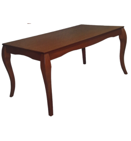 Τραπέζι Τραπεζαρίας Επεκτεινώμενο Από Ξύλο Οξιάς, Ανιγκρέ Χρώμα Λουσταρισμένο 150(+43)Χ90Χ76 εκ