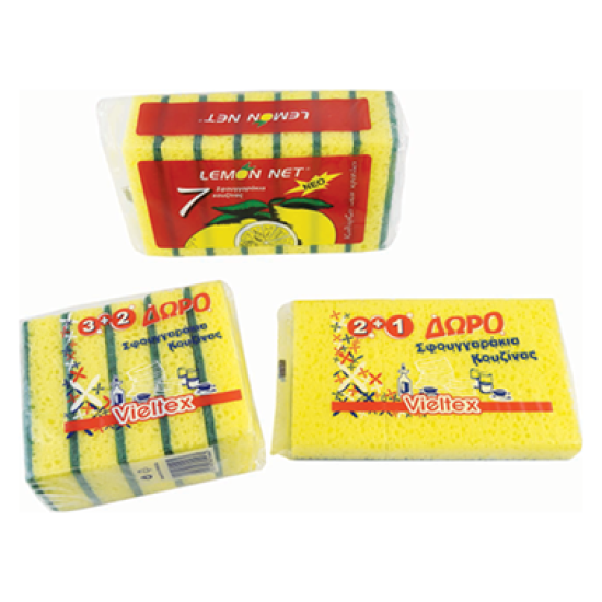 Σφουγγάρια κουζίνας - 7τμχ 30τμχ/κιβ-6689