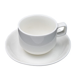 Φλυτζάνι και πιάτο καφέ - 250ml 36τμχ/κιβ-36874