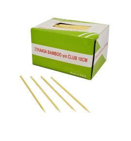 Ξυλάκια μπαμπού για CLUB - 10cm 1000τμχ-υπο-50τμχ-κιβ-11155
